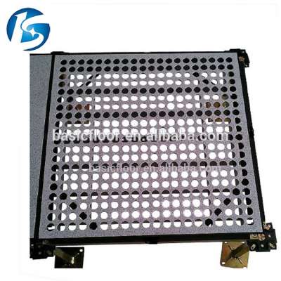 High quality anti-static pvc airflow perforated raised floor