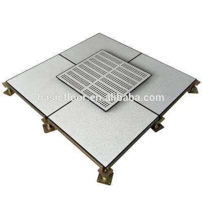 Professional manufacturer cheap shockproof perforated raised access floor