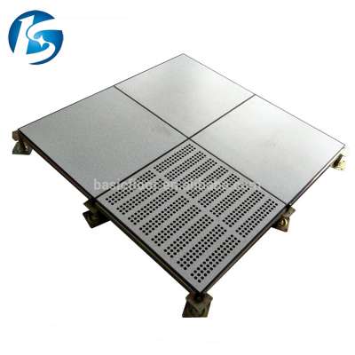 Low cost high quality all aluminium shockproof perforated raised access floor